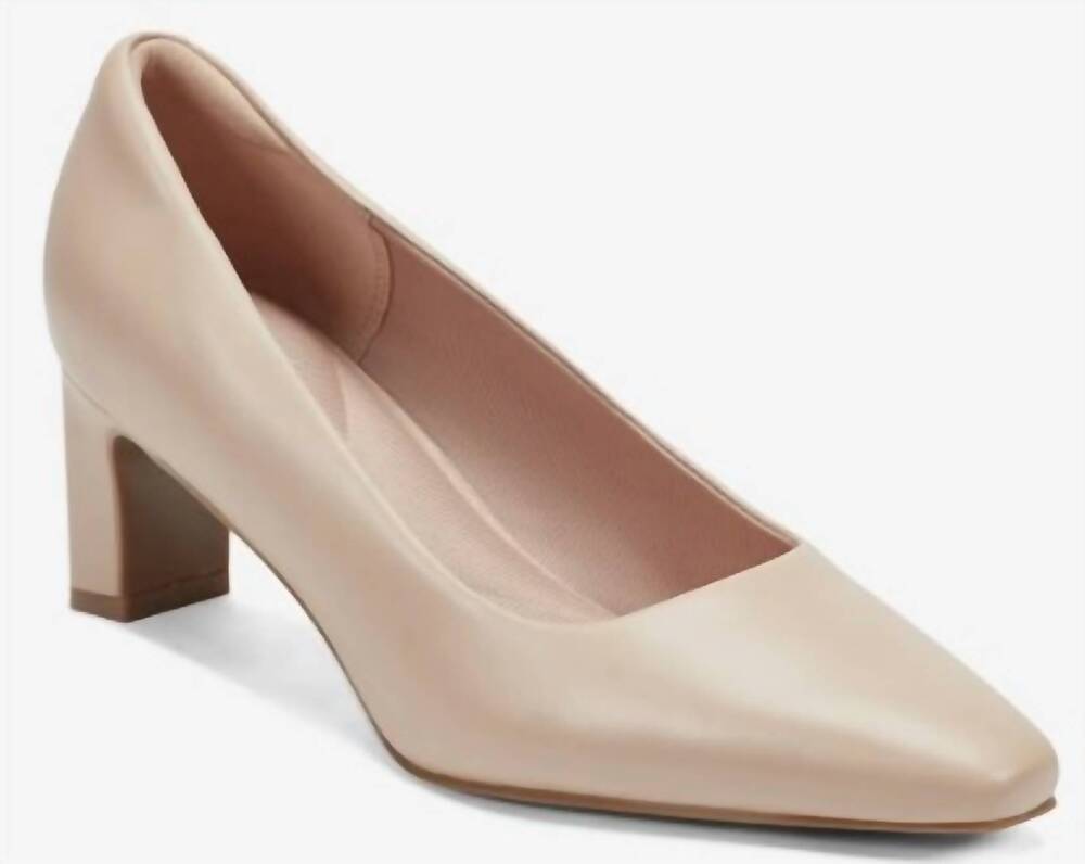 NEW ROCKPORT women's merida pump in light natural